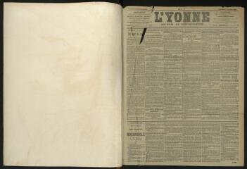 3 vues - L\'Yonne, journal du département, n° 1, mercredi 2 janvier 1907 (ouvre la visionneuse)