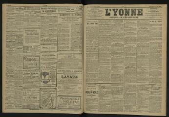3 vues - L\'Yonne, journal du département, n° 4, samedi 5 janvier 1907 (ouvre la visionneuse)