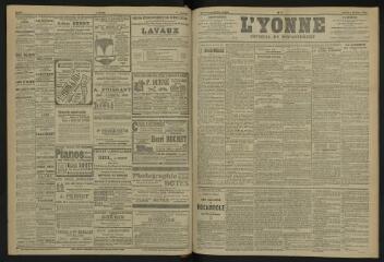 3 vues - L\'Yonne, journal du département, n° 6, mardi 8 janvier 1907 (ouvre la visionneuse)