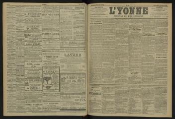 3 vues - L\'Yonne, journal du département, n° 14, vendredi 18 janvier 1907 (ouvre la visionneuse)