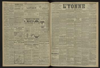3 vues - L\'Yonne, journal du département, n° 19, jeudi 24 janvier 1907 (ouvre la visionneuse)
