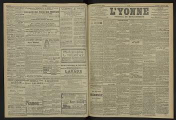 3 vues - L\'Yonne, journal du département, n° 21, samedi 26 janvier 1907 (ouvre la visionneuse)