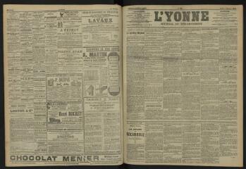 3 vues - L\'Yonne, journal du département, n° 32, jeudi 7 février 1907 (ouvre la visionneuse)