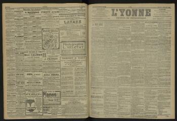 3 vues - L\'Yonne, journal du département, n° 34, samedi 9 février 1907 (ouvre la visionneuse)