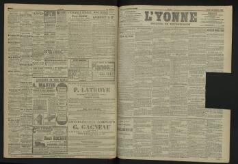 3 vues - L\'Yonne, journal du département, n° 35, lundi 11 février 1907 (ouvre la visionneuse)