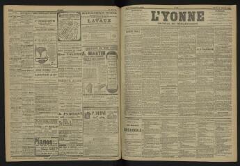3 vues - L\'Yonne, journal du département, n° 39, mardi 19 février 1907 (ouvre la visionneuse)