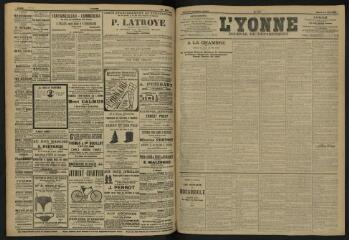 3 vues - L\'Yonne, journal du département, n° 109, mardi 14 mai 1907 (ouvre la visionneuse)