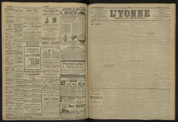 3 vues - L\'Yonne, journal du département, n° 136, samedi 15 juin 1907 (ouvre la visionneuse)