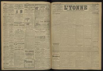 3 vues - L\'Yonne, journal du département, n° 137, lundi 17 juin 1907 (ouvre la visionneuse)