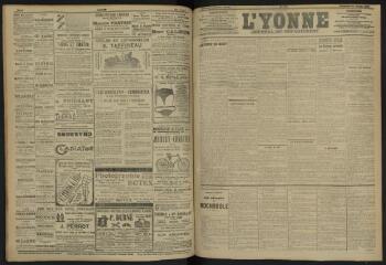 3 vues - L\'Yonne, journal du département, n° 172, vendredi 26 juillet 1907 (ouvre la visionneuse)