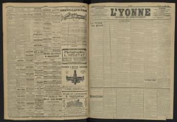 3 vues - L\'Yonne, journal du département, n° 200, samedi 31 août 1907 (ouvre la visionneuse)