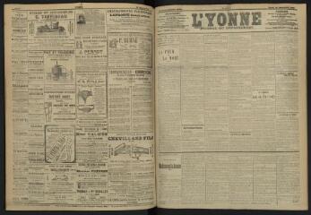 3 vues - L\'Yonne, journal du département, n° 220, mardi 24 septembre 1907 (ouvre la visionneuse)