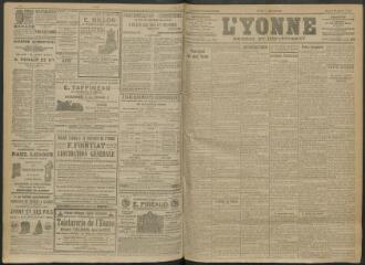 4 vues - L\'Yonne, journal du département, n° 97, mardi 26 avril 1910 (ouvre la visionneuse)