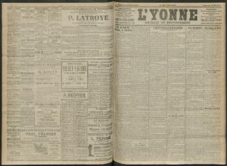4 vues - L\'Yonne, journal du département, n° 106, vendredi 5 mai 1911 (ouvre la visionneuse)