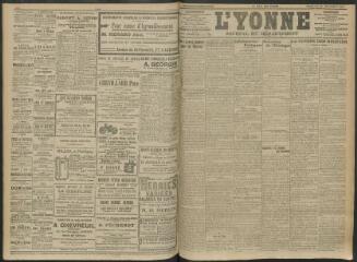 4 vues - L\'Yonne, journal du département, n° 266, vendredi 15 novembre 1912 (ouvre la visionneuse)
