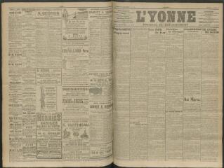 4 vues - L\'Yonne, journal du département, n° 227, mercredi 1 octobre 1913 (ouvre la visionneuse)