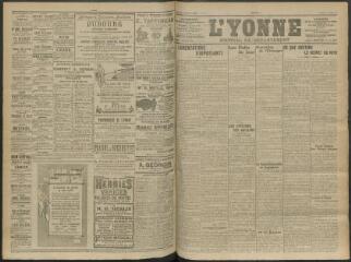 4 vues - L\'Yonne, journal du département, n° 242, samedi 18 octobre 1913 (ouvre la visionneuse)
