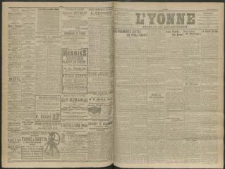 4 vues - L\'Yonne, journal du département, n° 261, mardi 11 novembre 1913 (ouvre la visionneuse)