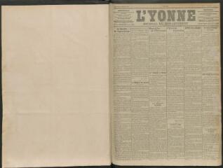 4 vues - L\'Yonne, journal du département, n° 1, vendredi 2 janvier 1914 (ouvre la visionneuse)