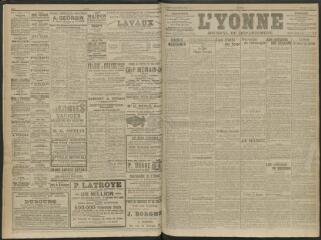 4 vues - L\'Yonne, journal du département, n° 5, mercredi 7 janvier 1914 (ouvre la visionneuse)