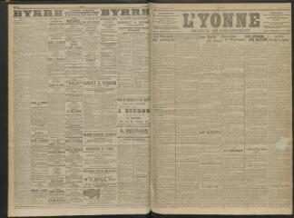4 vues - L\'Yonne, journal du département, n° 6, jeudi 8 janvier 1914 (ouvre la visionneuse)
