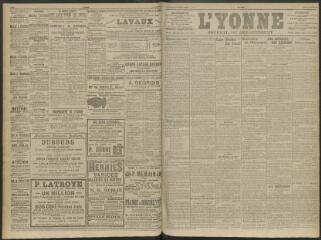 4 vues - L\'Yonne, journal du département, n° 10, mardi 13 janvier 1914 (ouvre la visionneuse)