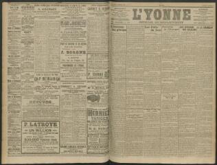 4 vues - L\'Yonne, journal du département, n° 31, vendredi 6 février 1914 (ouvre la visionneuse)
