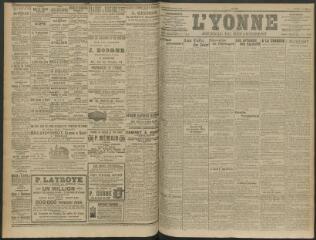 4 vues - L\'Yonne, journal du département, n° 43, vendredi 20 février 1914 (ouvre la visionneuse)