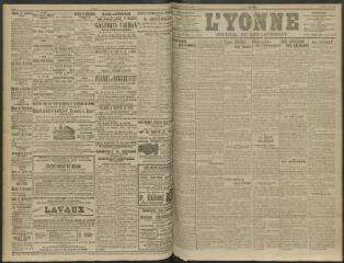 4 vues - L\'Yonne, journal du département, n° 55, vendredi 6 mars 1914 (ouvre la visionneuse)