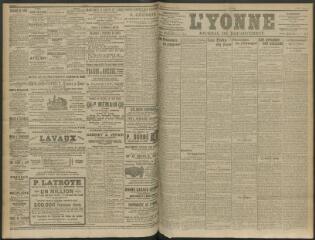 4 vues - L\'Yonne, journal du département, n° 56, samedi 7 mars 1914 (ouvre la visionneuse)