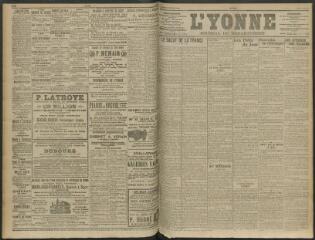 4 vues - L\'Yonne, journal du département, n° 57, mardi 10 mars 1914 (ouvre la visionneuse)