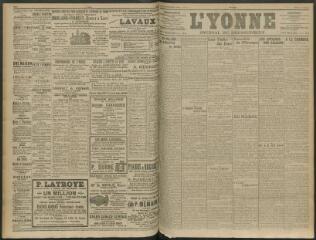 4 vues - L\'Yonne, journal du département, n° 58, mercredi 11 mars 1914 (ouvre la visionneuse)