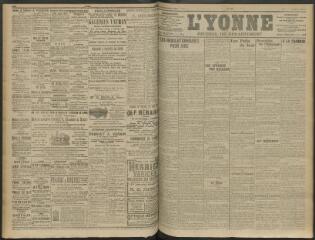 4 vues - L\'Yonne, journal du département, n° 60, vendredi 13 mars 1914 (ouvre la visionneuse)