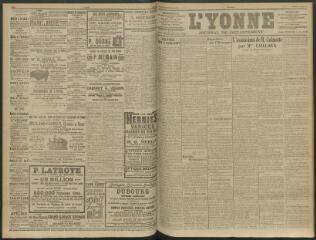 4 vues - L\'Yonne, journal du département, n° 64, mercredi 18 mars 1914 (ouvre la visionneuse)