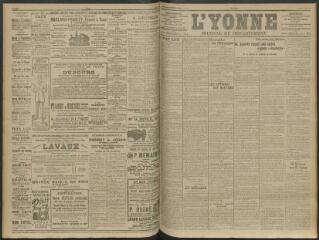 4 vues - L\'Yonne, journal du département, n° 73, samedi 28 mars 1914 (ouvre la visionneuse)