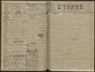 4 vues - L\'Yonne, journal du département, n° 76, mercredi 1 avril 1914 (ouvre la visionneuse)