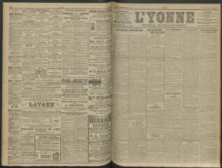 4 vues - L\'Yonne, journal du département, n° 89, vendredi 17 avril 1914 (ouvre la visionneuse)