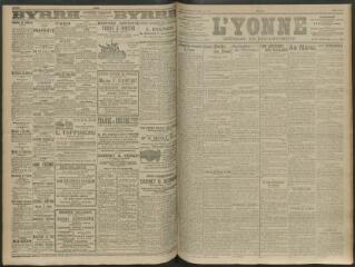 4 vues - L\'Yonne, journal du département, n° 106, jeudi 7 mai 1914 (ouvre la visionneuse)