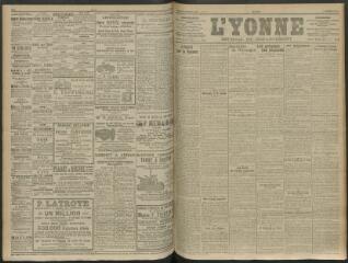4 vues - L\'Yonne, journal du département, n° 107, vendredi 8 mai 1914 (ouvre la visionneuse)