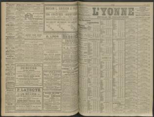 4 vues - L\'Yonne, journal du département, n° 109, lundi 11 mai 1914 (ouvre la visionneuse)