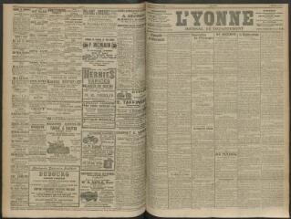 4 vues - L\'Yonne, journal du département, n° 126, mercredi 3 juin 1914 (ouvre la visionneuse)