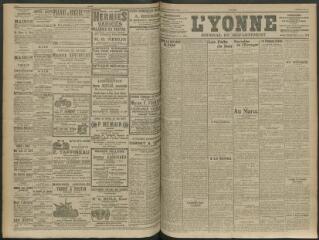 4 vues - L\'Yonne, journal du département, n° 128, vendredi 5 juin 1914 (ouvre la visionneuse)