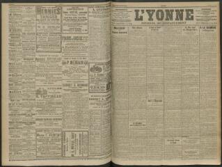 4 vues - L\'Yonne, journal du département, n° 141, samedi 20 juin 1914 (ouvre la visionneuse)