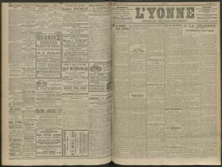 4 vues - L\'Yonne, journal du département, n° 146, vendredi 26 juin 1914 (ouvre la visionneuse)