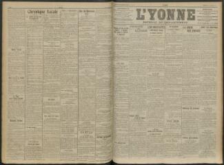 3 vues - L\'Yonne, journal du département, n° 236, mercredi 30 septembre 1914 (ouvre la visionneuse)