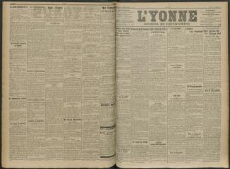 2 vues - L\'Yonne, journal du département, n° 237, jeudi 1 octobre 1914 (ouvre la visionneuse)