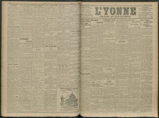 2 vues - L\'Yonne, journal du département, n° 247, mardi 13 octobre 1914 (ouvre la visionneuse)