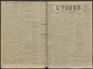 2 vues - L\'Yonne, journal du département, n° 277, mardi 17 novembre 1914 (ouvre la visionneuse)