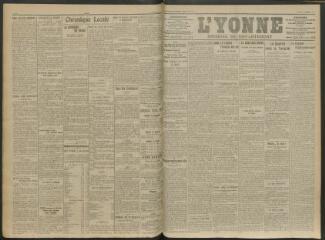2 vues - L\'Yonne, journal du département, n° 283, mardi 24 novembre 1914 (ouvre la visionneuse)