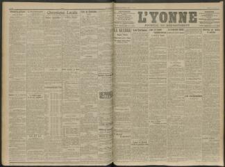2 vues - L\'Yonne, journal du département, n° 289, mardi 1 décembre 1914 (ouvre la visionneuse)
